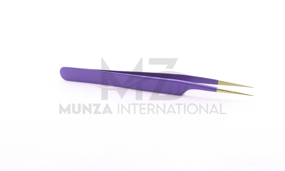 Purple Gold Tweezers